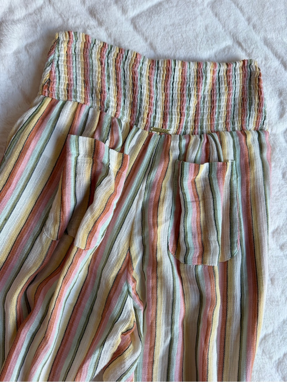 Billabong New Waves Wide Leg Pants (Striped) - Picture 4 of 8
